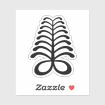 Pegatina de vinilo Adinkra Symbol (resistencia)