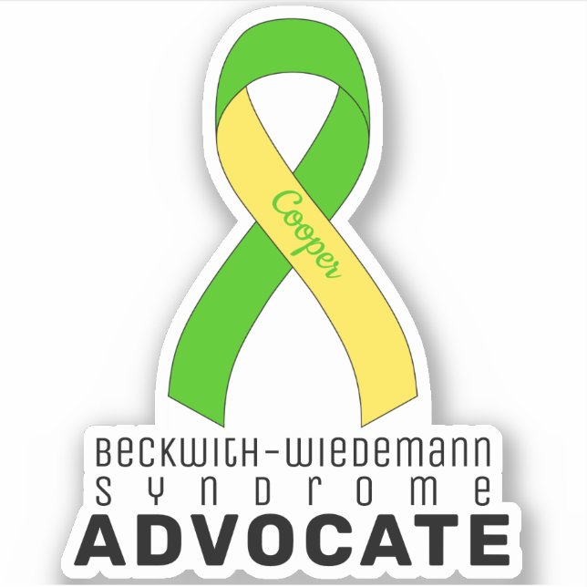 Pegatina de Vinilo Advocate Beckwith-Wiedemann-Syn (Anverso)