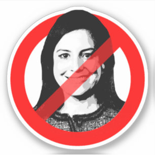 Pegatina de vinilo anti-Elise Stefanik Personaliza