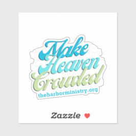 Pegatina de vinilo atestado en el cielo