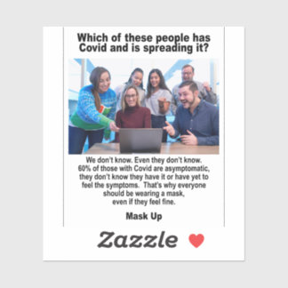 Pegatina de vinilo ayintomático