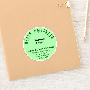 Pegatina de vinilo Business Halloween Light Green 