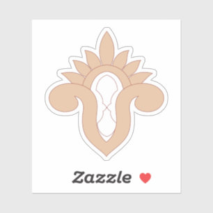 Pegatina de vinilo con forma personalizada