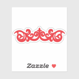 Pegatina de vinilo con forma personalizada