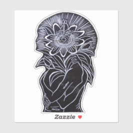 Pegatina de vinilo con forma personalizada