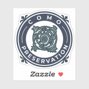 Pegatina de vinilo con logotipo