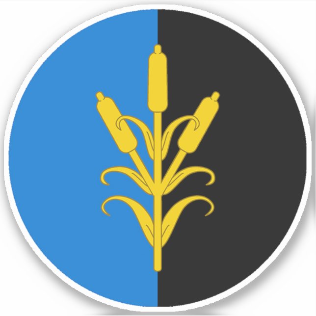 Pegatina de Vinilo de Bog de SCA Saint SWithin (Anverso)