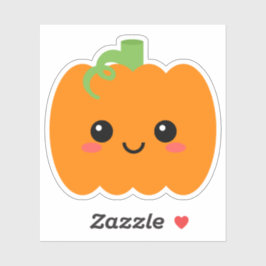 Pegatina de vinilo de calabaza suave para Tumblers