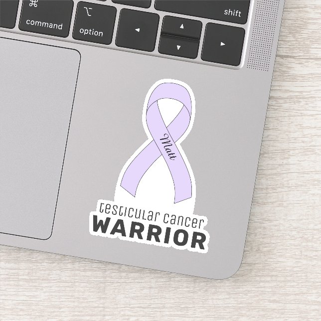 Pegatina de Vinilo de Cáncer Testicular (Detalle)