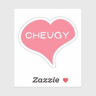Pegatina de vinilo de corazón de amor CHEUGY