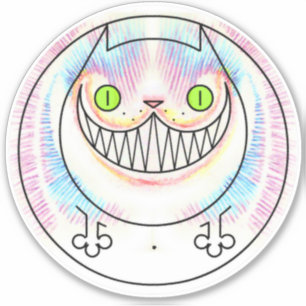 Pegatina de vinilo de corte de gato de gato gordo 