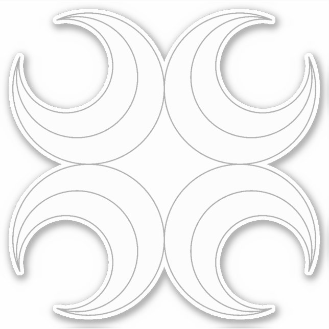 Pegatina de vinilo de corte de Personalizado Caid  (Anverso)