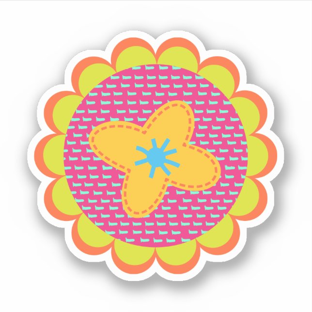 Pegatina de vinilo de corte de Personalizado de di (Anverso)