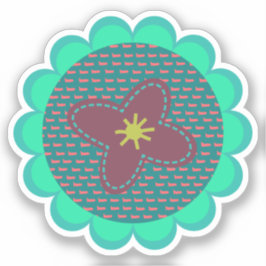 Pegatina de vinilo de corte de Personalizado de di