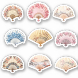 pegatina de vinilo de corte del ventilador de la m