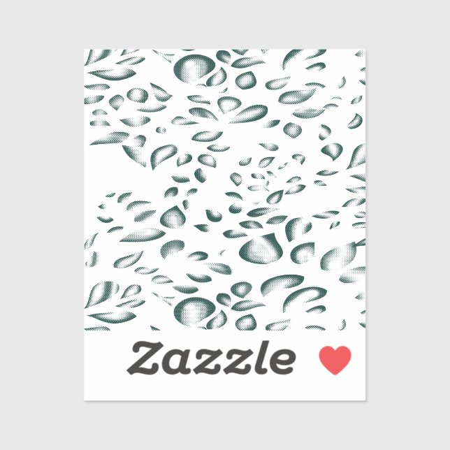 Pegatina de vinilo de corte personalizado (Hoja)