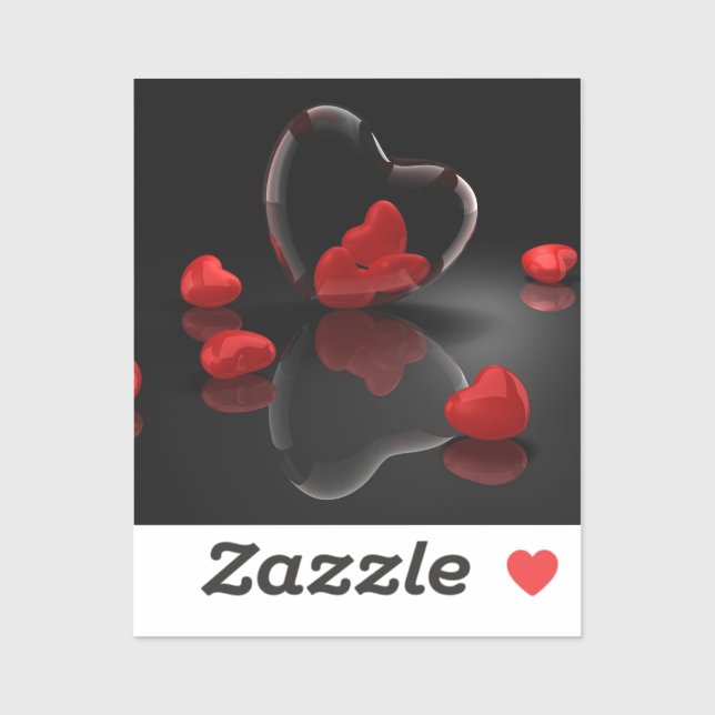 Pegatina de vinilo de corte personalizado (Hoja)