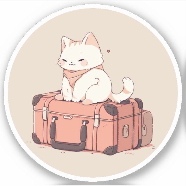 Pegatina de vinilo de corte personalizado (Anverso)