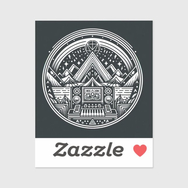 Pegatina de vinilo de corte personalizado (Hoja)