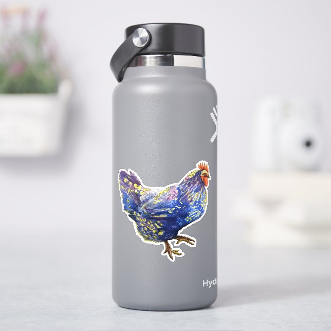 Pegatina de vinilo de corte personalizado (hidrofrasco)