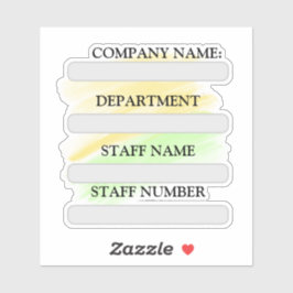 Pegatina de vinilo de corte personalizado