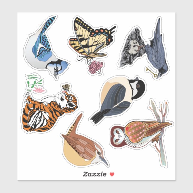 Pegatina de vinilo de corte personalizado (Hoja)