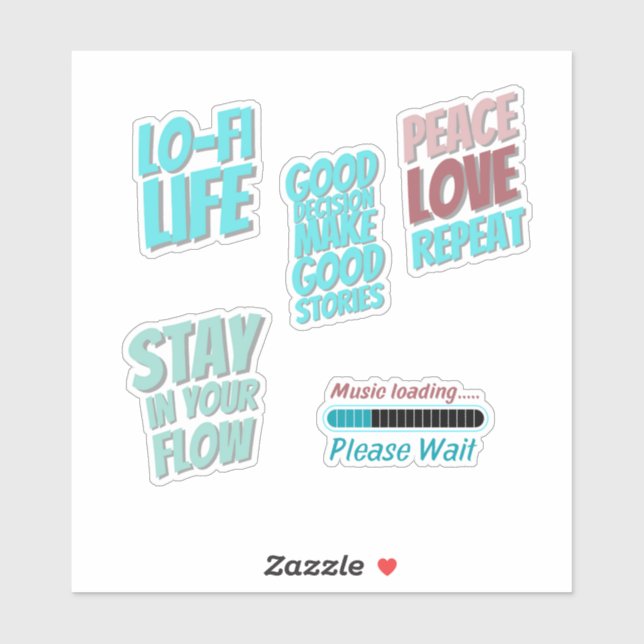 Pegatina de vinilo de corte personalizado (Hoja)