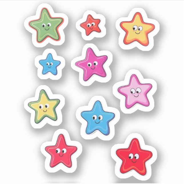 Pegatina de vinilo de corte personalizado (Anverso)