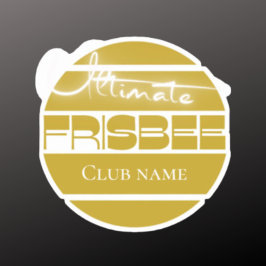 Pegatina de vinilo de corte Personalizado amarillo