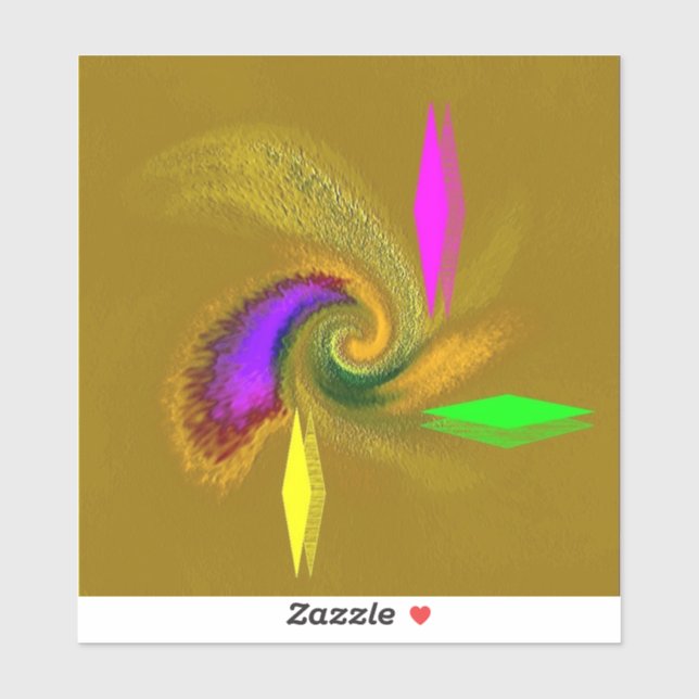 pegatina de vinilo de corte Personalizado "caprich (Hoja)