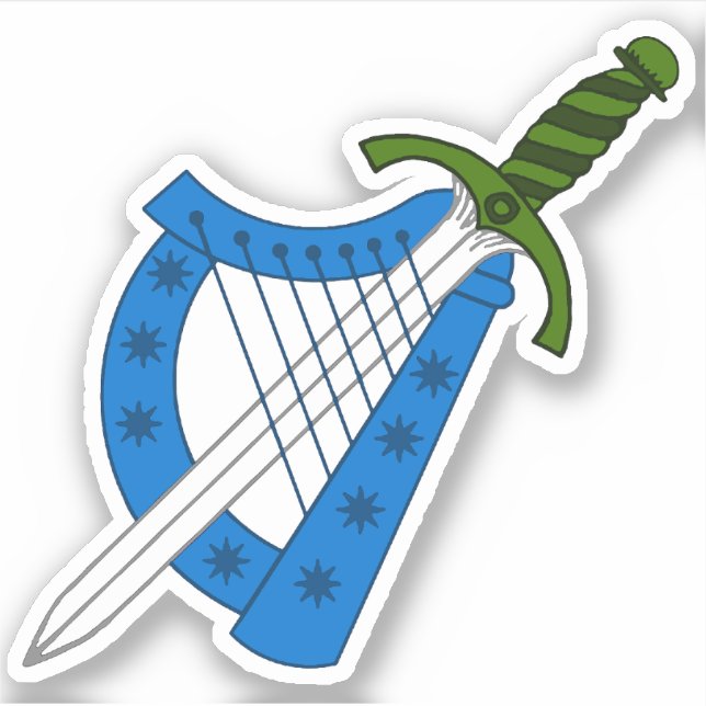 Pegatina de vinilo de corte Personalizado de SCA G (Anverso)