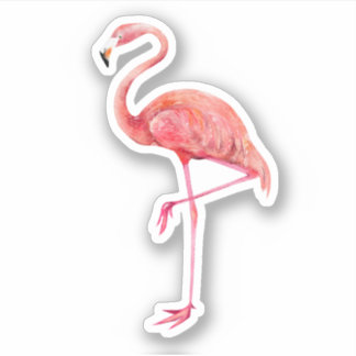 Pegatina de vinilo de corte Personalizado Flamingo