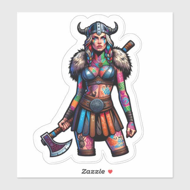 Pegatina de vinilo de corte personalizado: mujer g (Hoja)