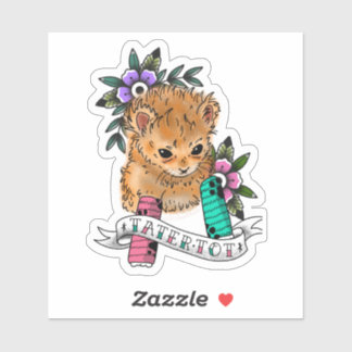 Pegatina de vinilo de corte personalizado, pegatin