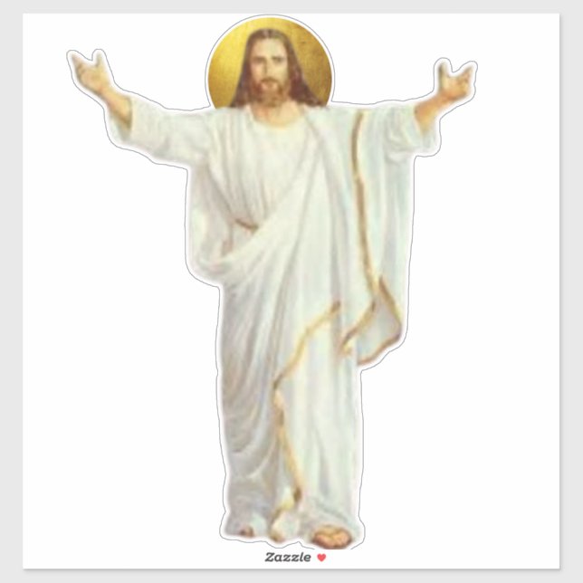 Pegatina de vinilo de corte Personalizado religios (Hoja)