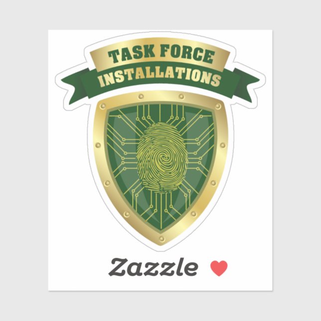 Pegatina de vinilo de corte Personalizado TFI (Hoja)