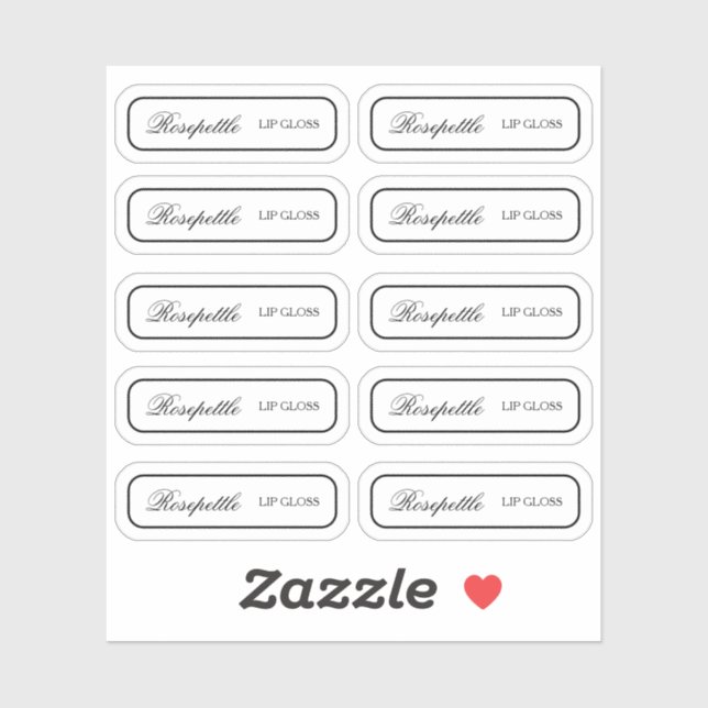 Pegatina de vinilo de corte Personalizado transpar (Hoja)