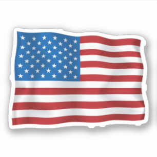 Pegatina de Vinilo de la Bandera de los Estados Un
