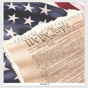 Pegatina de vinilo de la Constitución