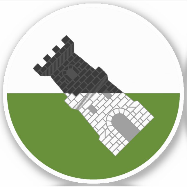 Pegatina de vinilo de la zona pantanosa de SCA (Anverso)