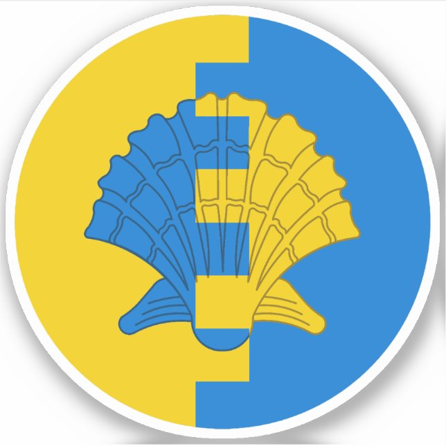 Pegatina de Vinilo de los rompeolas de SCA (Anverso)