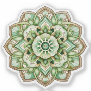Pegatina de vinilo de Mandala