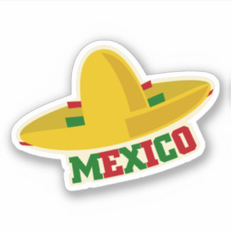 Pegatina de vinilo de México