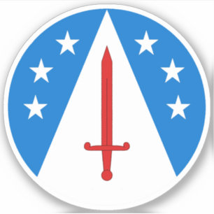 Pegatina de Vinilo de Montaña Blanca SCA