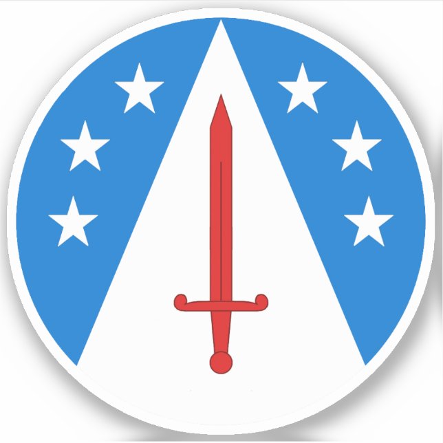 Pegatina de Vinilo de Montaña Blanca SCA (Anverso)