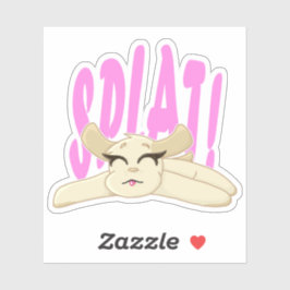 Pegatina de vinilo de porcino