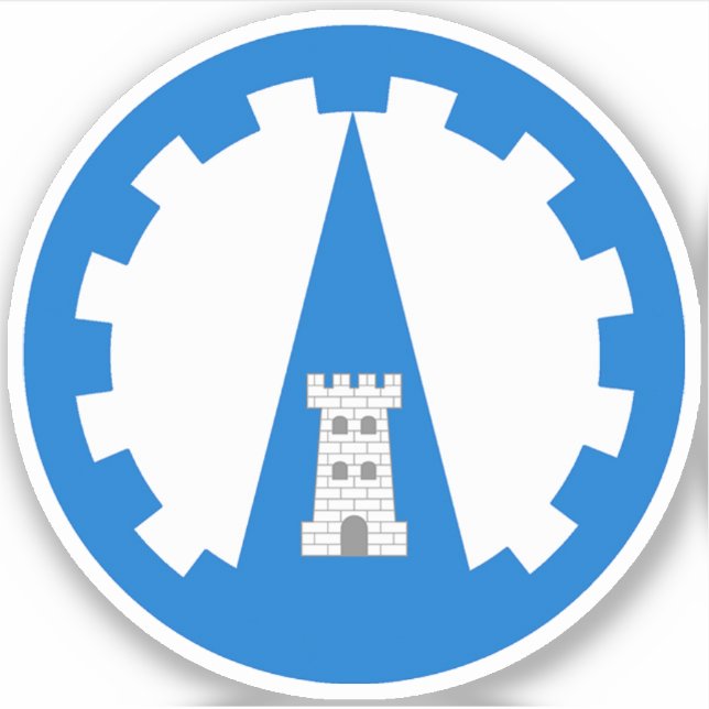 Pegatina de vinilo de SCA Dreiburgen (Anverso)