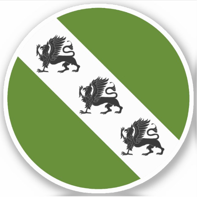 Pegatina de vinilo de SCA Gryphonwald (Anverso)