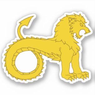 Pegatina de vinilo de SCA Mooneschadowe 3" x 3"