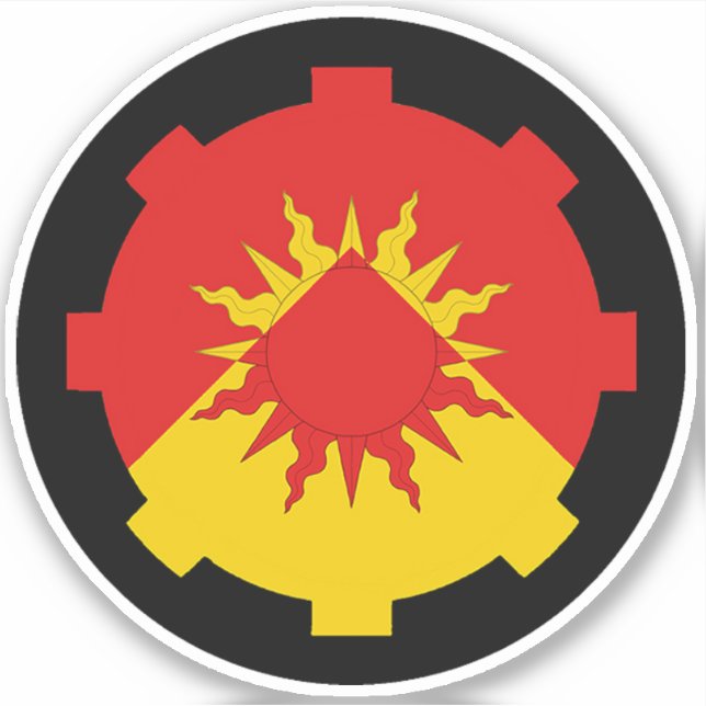 Pegatina de vinilo de SCA Vulcanfeldt (Anverso)